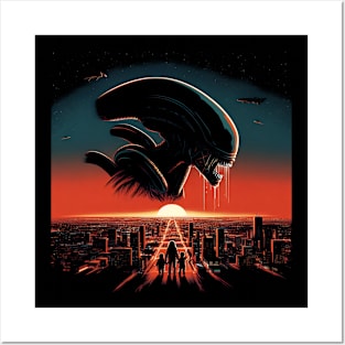 Extraterrestrial Sunset: A Nostalgic Ode to Ridley's Alien Posters and Art